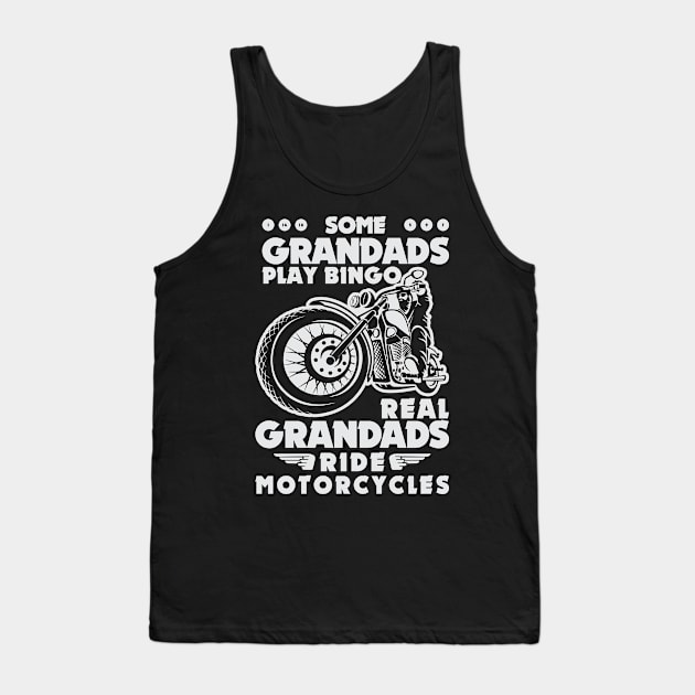 some grandad play bingo real grandad ride Motercycle Tank Top by variantees